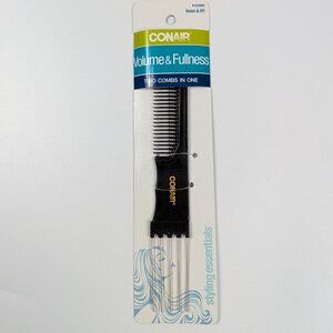 New Conair Volume & Fullness Lift & Tease Black Comb